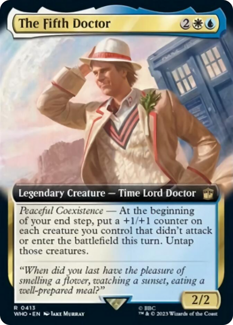 The Fifth Doctor (Extended Art) [Doctor Who] | Rock City Comics