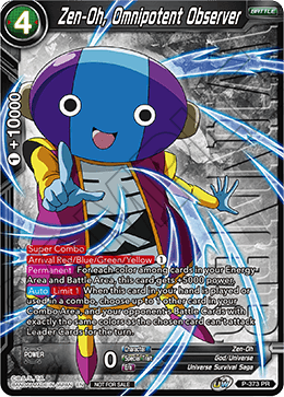 Zen-Oh, Omnipotent Observer (Unison Warrior Series Boost Tournament Pack Vol. 7 - Winner) (P-373) [Tournament Promotion Cards] | Rock City Comics