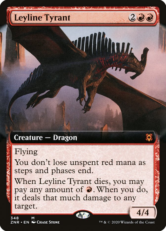 Leyline Tyrant (Extended Art) [Zendikar Rising] | Rock City Comics