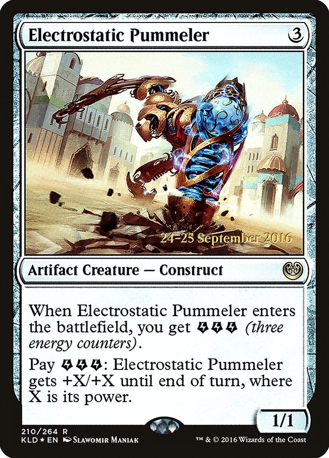 Electrostatic Pummeler [Kaladesh Prerelease Promos] | Rock City Comics