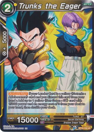 Trunks the Eager (BT10-109) [Rise of the Unison Warrior 2nd Edition] | Rock City Comics