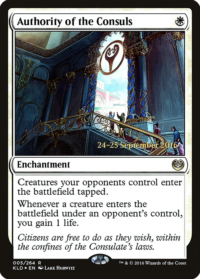 Authority of the Consuls [Kaladesh Prerelease Promos] | Rock City Comics