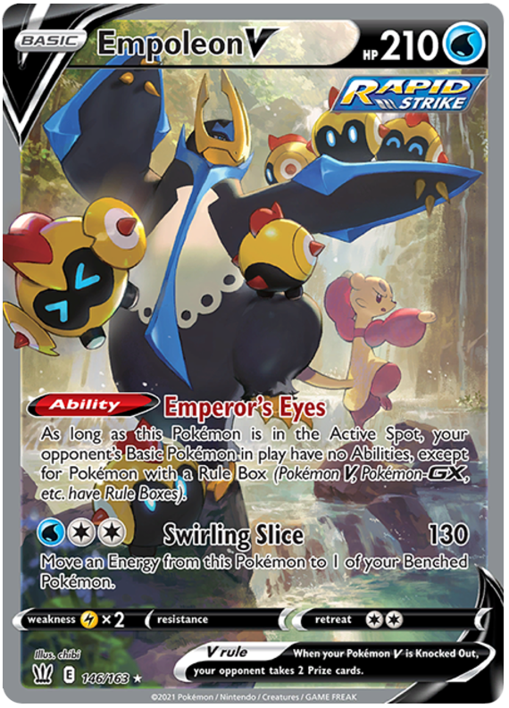 Empoleon V (146/163) [Sword & Shield: Battle Styles] | Rock City Comics