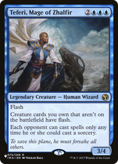 Teferi, Mage of Zhalfir [The List Reprints] | Rock City Comics