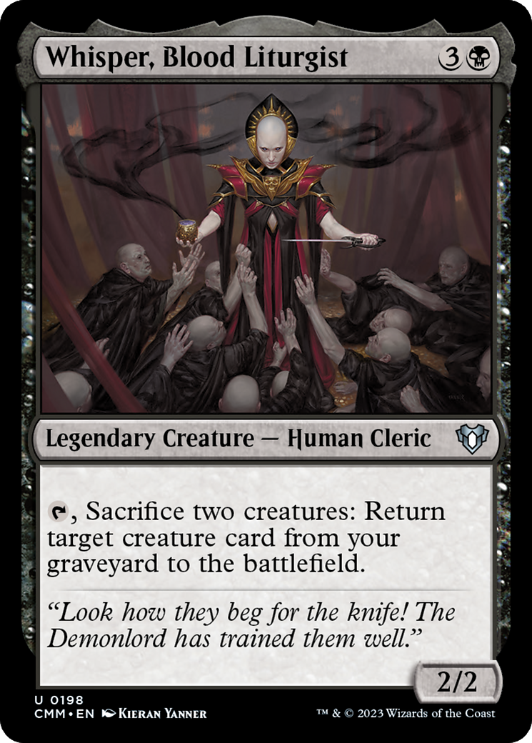 Whisper, Blood Liturgist [Commander Masters] | Rock City Comics