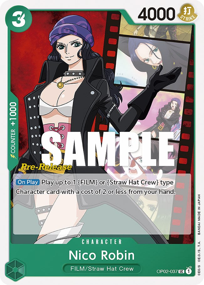 Nico Robin [Paramount War Pre-Release Cards] | Rock City Comics