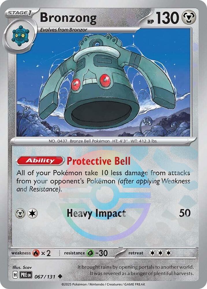 Bronzong (067/131) (Poke Ball Pattern) [Scarlet & Violet: Prismatic Evolutions] | Rock City Comics