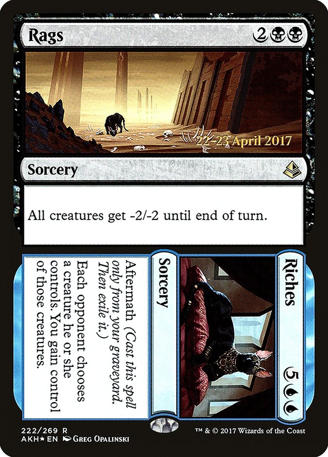 Rags // Riches [Amonkhet Prerelease Promos] | Rock City Comics