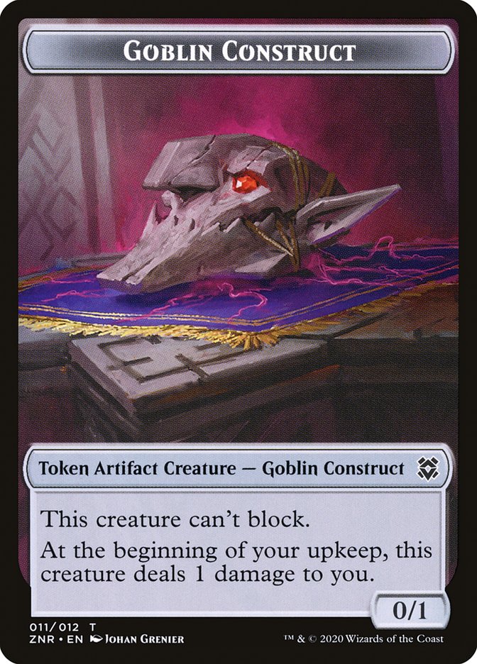 Goblin Construct Token [Zendikar Rising Tokens] | Rock City Comics