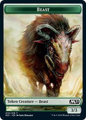 Beast // Griffin Double-Sided Token [Core Set 2021 Tokens] | Rock City Comics