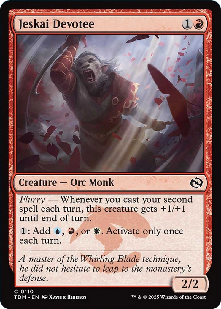 Jeskai Devotee [Tarkir: Dragonstorm] | Rock City Comics