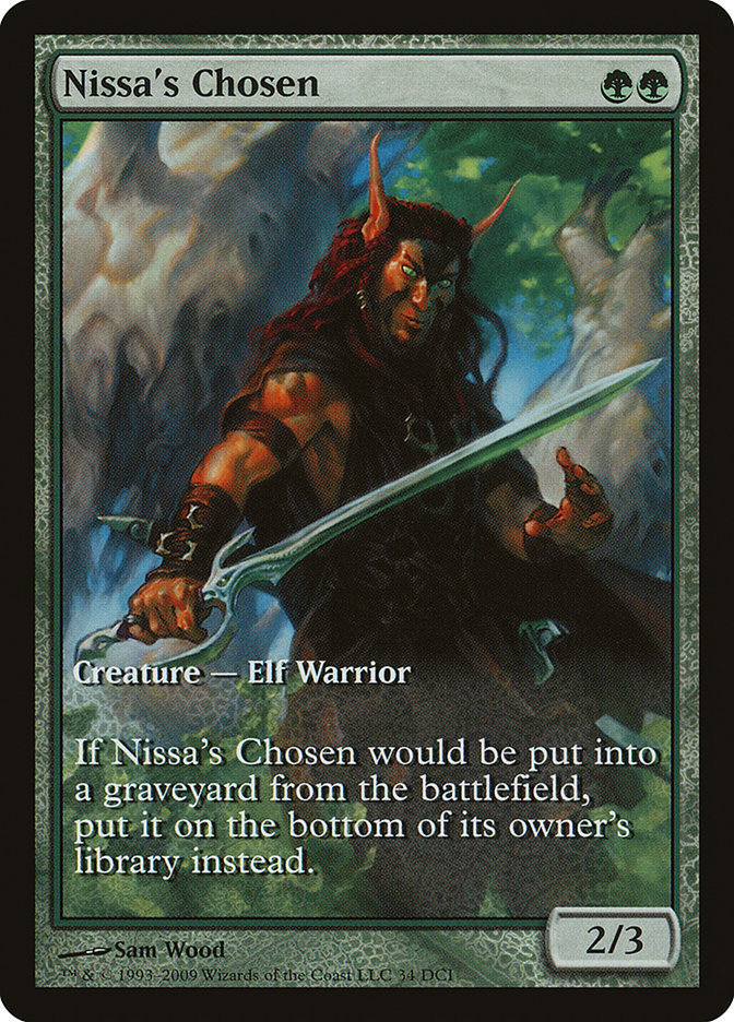 Nissa's Chosen (Game Day) (Extended Art) [Zendikar Promos] | Rock City Comics