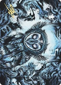 Vega, the Watcher Art Card (Gold-Stamped Signature) [Kaldheim Art Series] | Rock City Comics