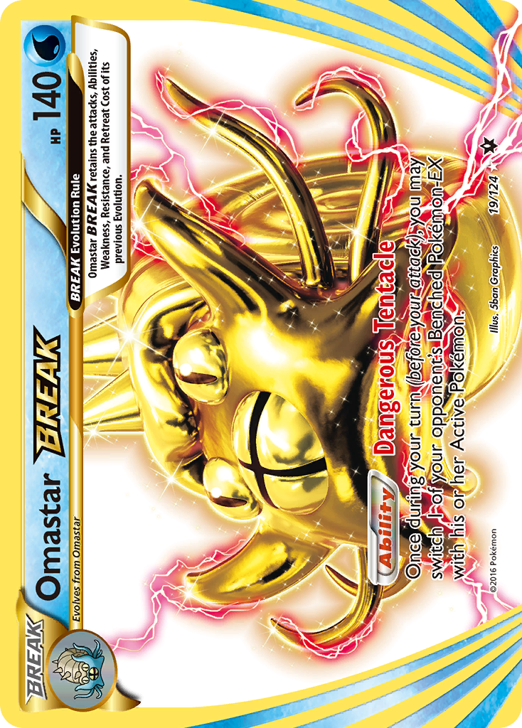 Omastar BREAK (19/124) [XY: Fates Collide] | Rock City Comics