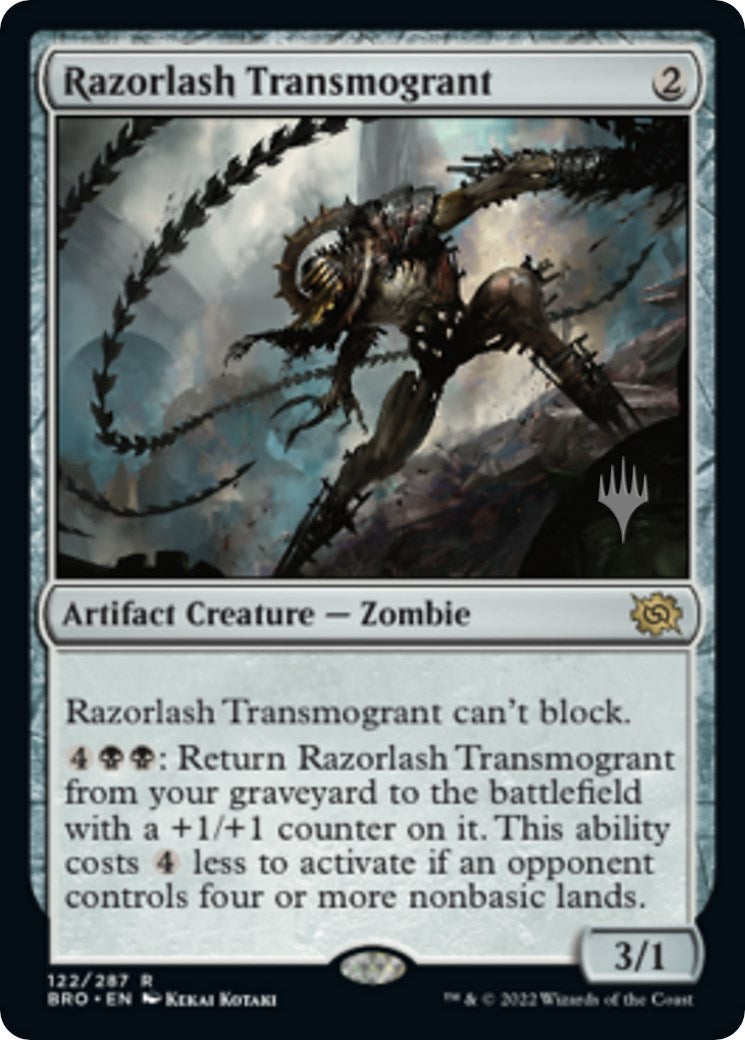 Razorlash Transmogrant (Promo Pack) [The Brothers' War Promos] | Rock City Comics