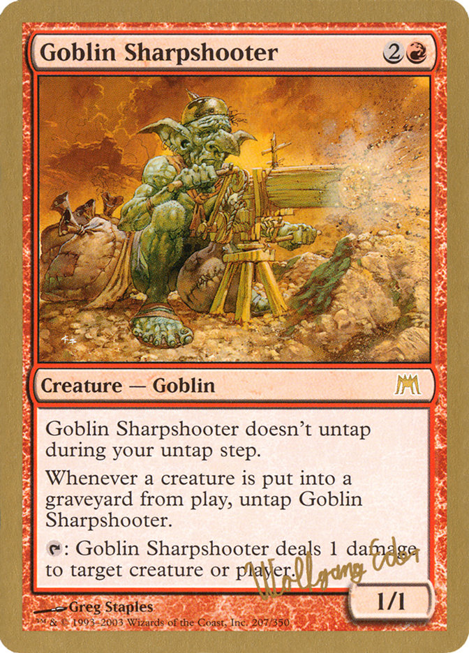 Goblin Sharpshooter (Wolfgang Eder) [World Championship Decks 2003] | Rock City Comics