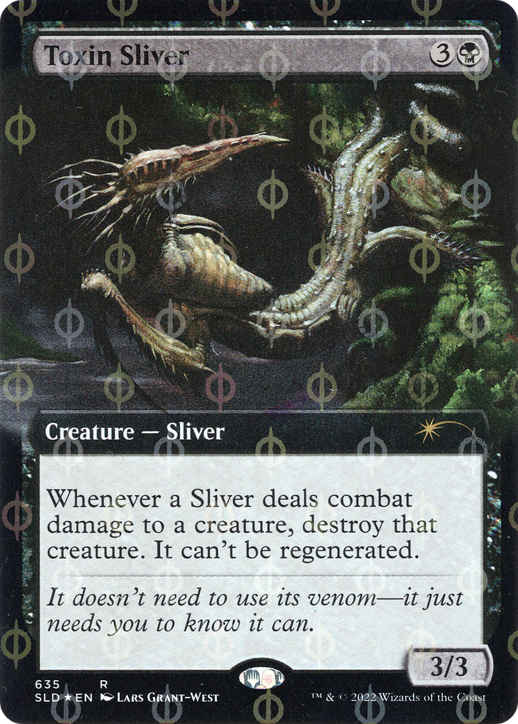 Toxin Sliver (Extended Art) (Step-and-Compleat Foil) [Secret Lair Drop Promos] | Rock City Comics