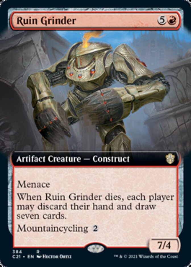 Ruin Grinder (Extended Art) [Commander 2021] | Rock City Comics