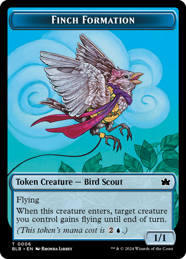 Finch Formation Token [Bloomburrow Tokens] | Rock City Comics