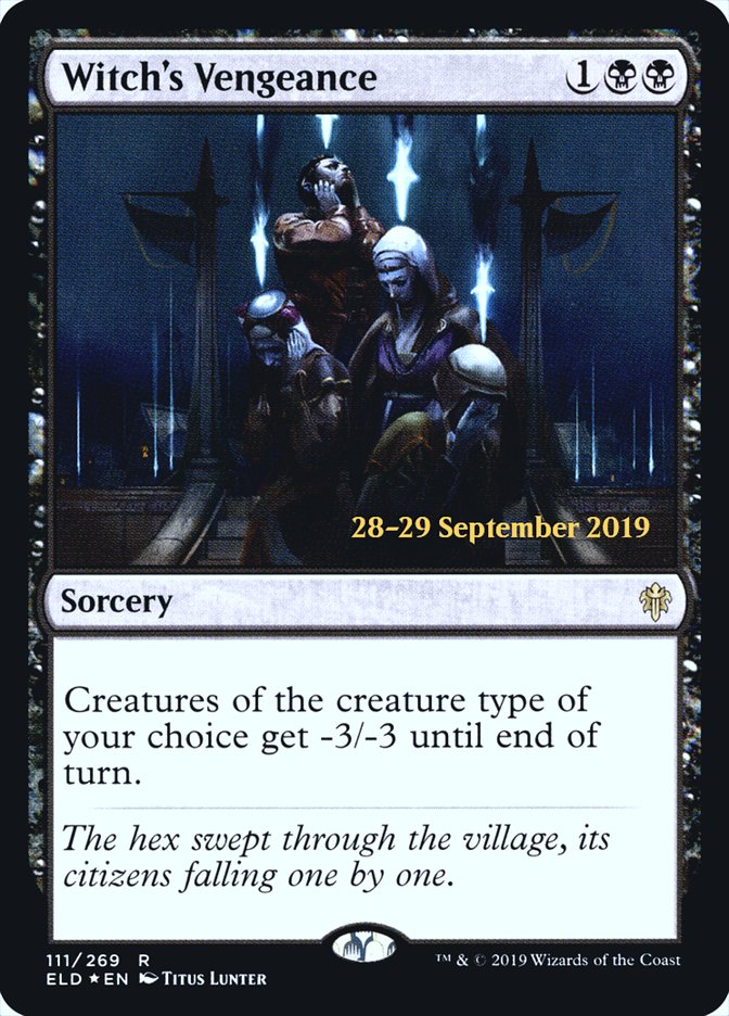 Witch's Vengeance [Throne of Eldraine Prerelease Promos] | Rock City Comics