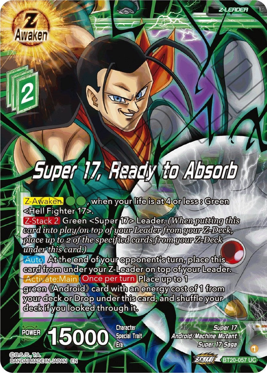 Super 17, Ready to Absorb (BT20-057) [Power Absorbed] | Rock City Comics