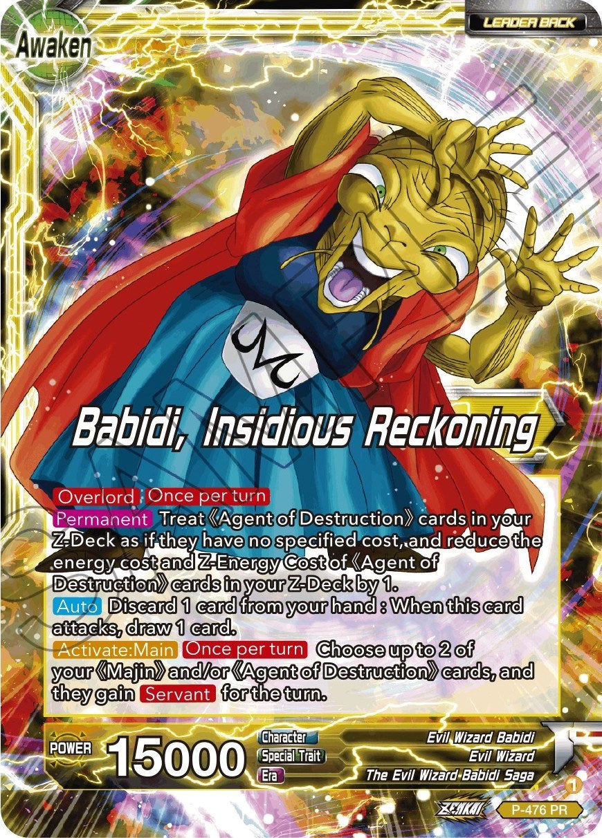 Babidi // Babidi, Insidious Reckoning (Silver Foil) (P-476) [Tournament Promotion Cards] | Rock City Comics