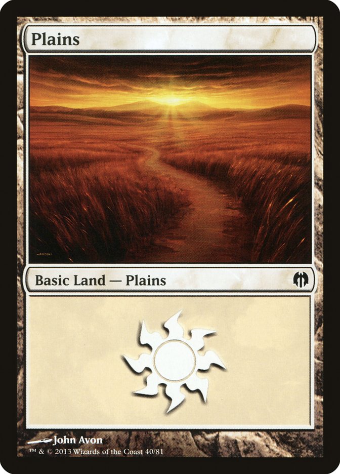 Plains (40) [Duel Decks: Heroes vs. Monsters] | Rock City Comics