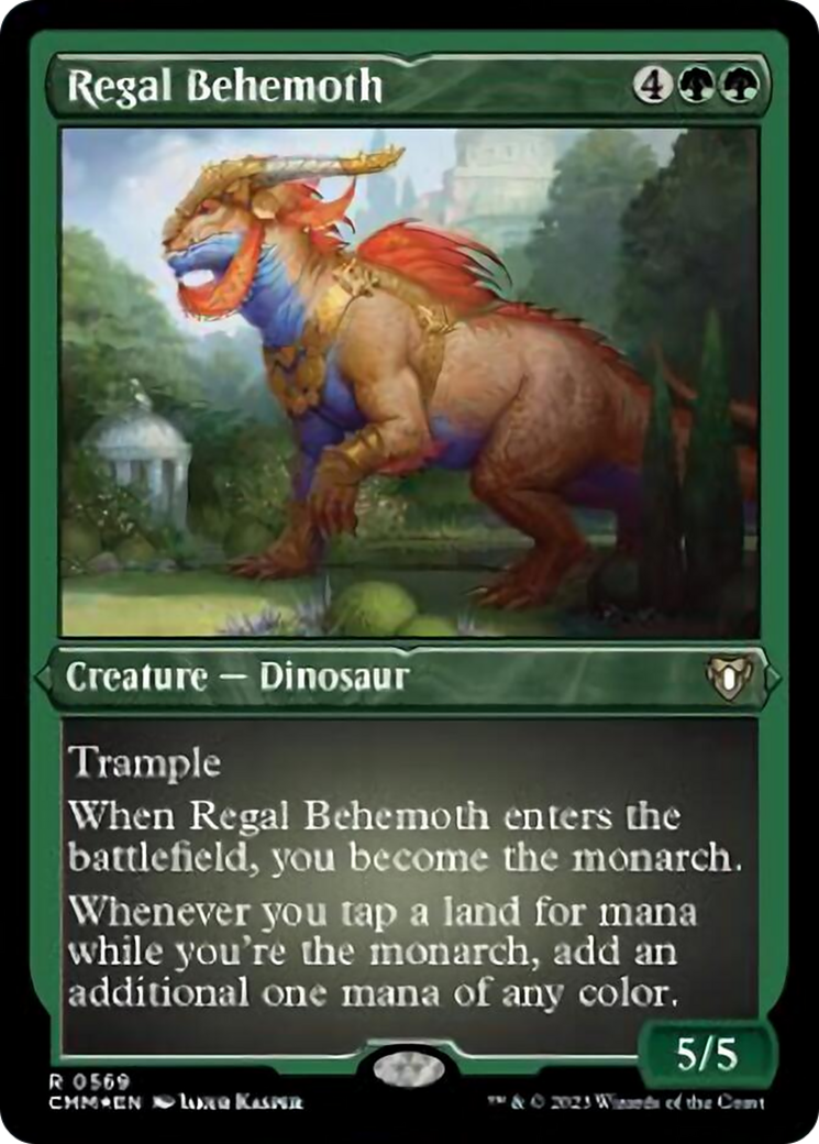 Regal Behemoth (Foil Etched) [Commander Masters] | Rock City Comics