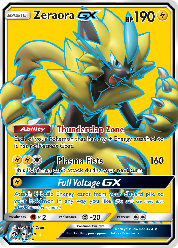 Zeraora GX (201/214) [Sun & Moon: Lost Thunder] | Rock City Comics