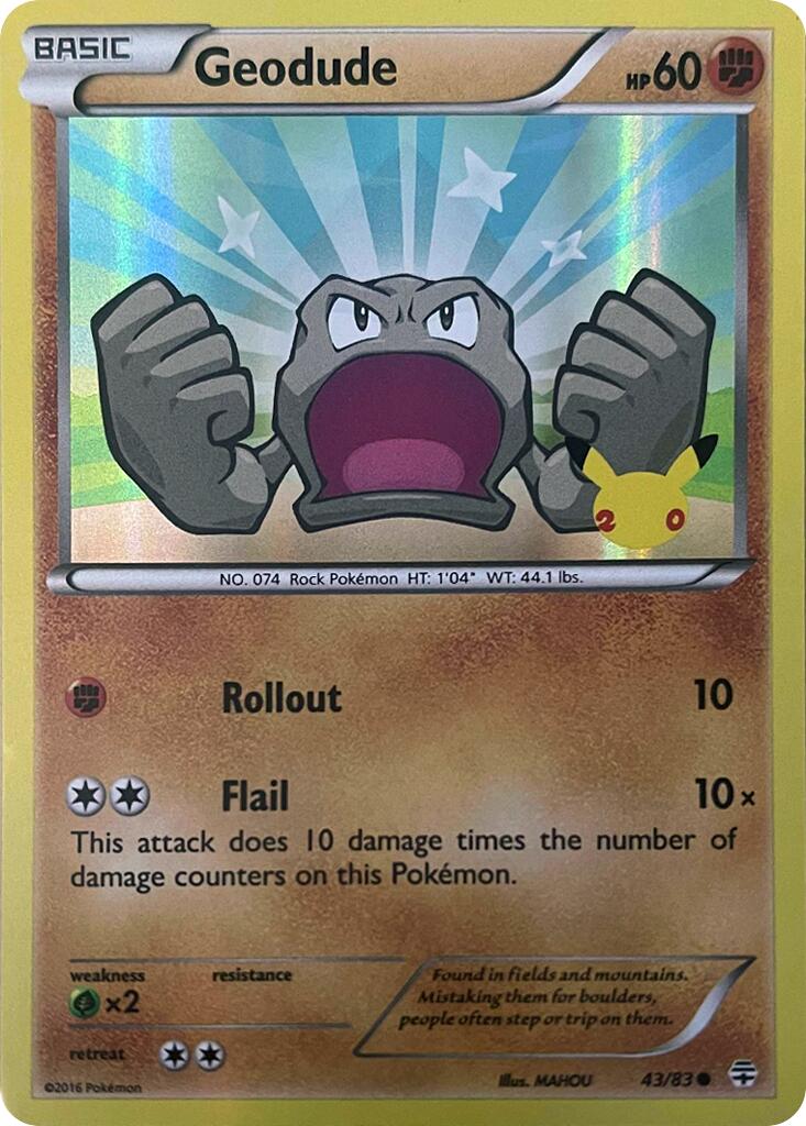 Geodude (043/083) [Celebrations: 25th Anniversary] | Rock City Comics