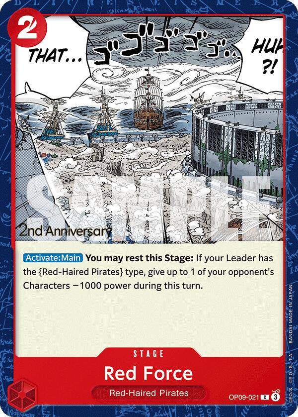 Red Force [Emperors in the New World: 2nd Anniversary Tournament Cards] | Rock City Comics