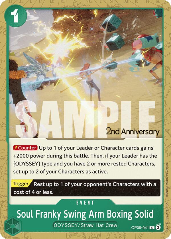 Soul Franky Swing Arm Boxing Solid [Emperors in the New World: 2nd Anniversary Tournament Cards] | Rock City Comics