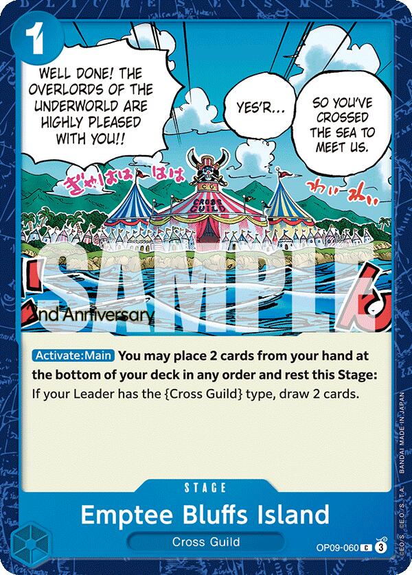 Emptee Bluffs Island [Emperors in the New World: 2nd Anniversary Tournament Cards] | Rock City Comics