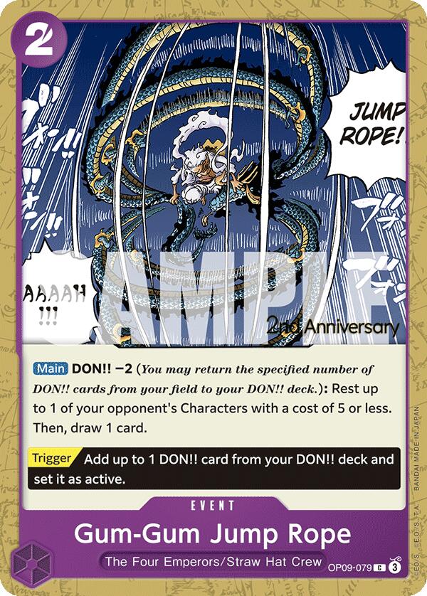 Gum-Gum Jump Rope [Emperors in the New World: 2nd Anniversary Tournament Cards] | Rock City Comics