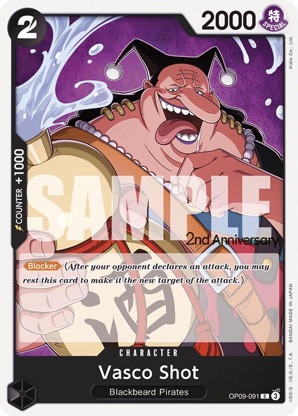 Vasco Shot [Emperors in the New World: 2nd Anniversary Tournament Cards] | Rock City Comics