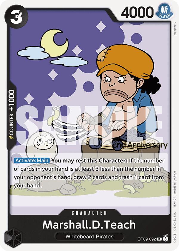 Marshall.D.Teach [Emperors in the New World: 2nd Anniversary Tournament Cards] | Rock City Comics