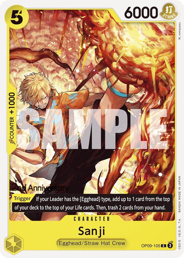 Sanji [Emperors in the New World: 2nd Anniversary Tournament Cards] | Rock City Comics