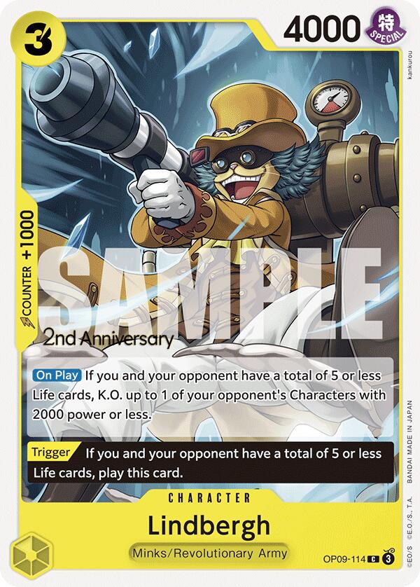 Lindbergh [Emperors in the New World: 2nd Anniversary Tournament Cards] | Rock City Comics