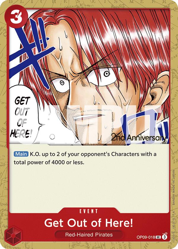 Get Out of Here! [Emperors in the New World: 2nd Anniversary Tournament Cards] | Rock City Comics