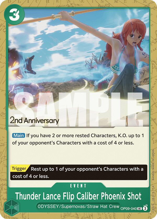 Thunder Lance Flip Caliber Phoenix Shot [Emperors in the New World: 2nd Anniversary Tournament Cards] | Rock City Comics