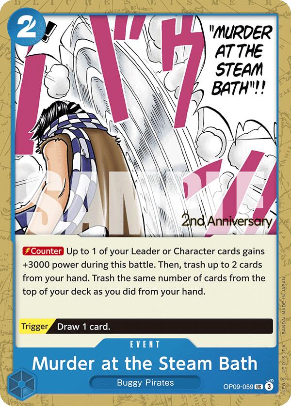 Murder at the Steam Bath [Emperors in the New World: 2nd Anniversary Tournament Cards] | Rock City Comics