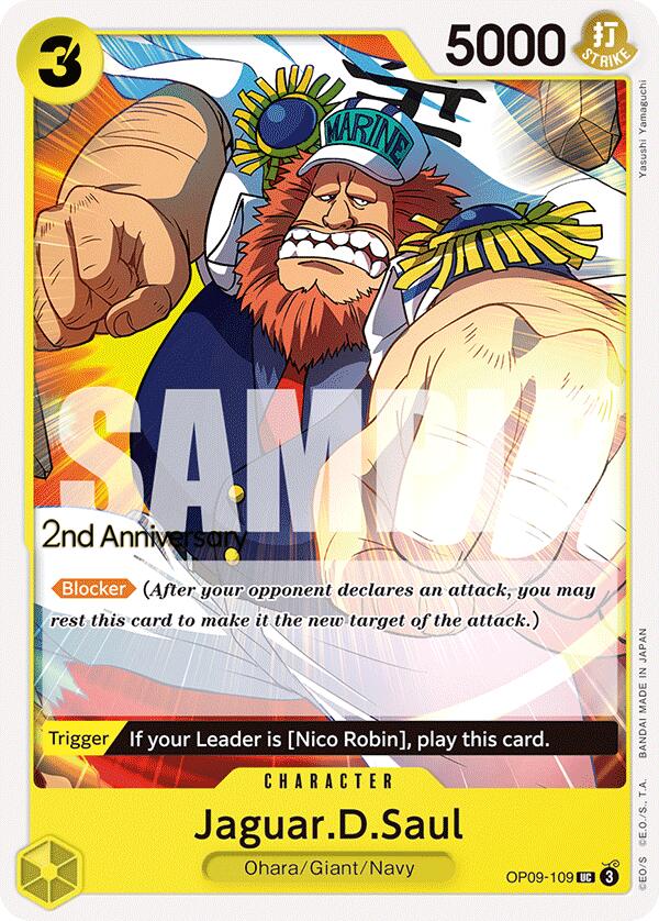 Jaguar.D.Saul [Emperors in the New World: 2nd Anniversary Tournament Cards] | Rock City Comics