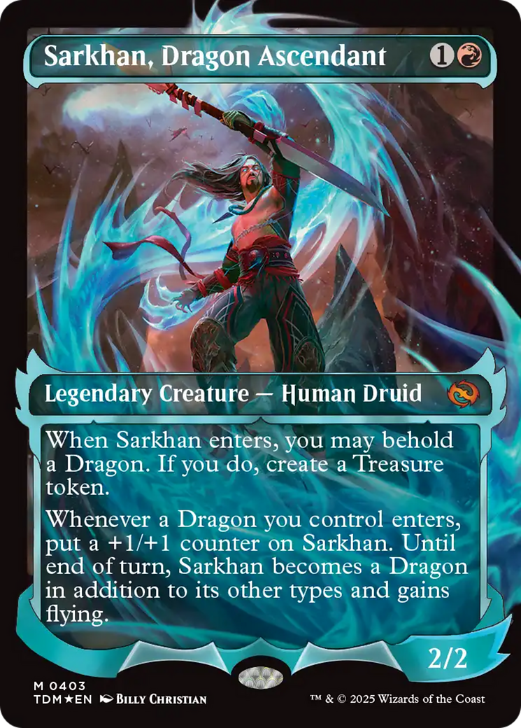 Sarkhan, Dragon Ascendant (0403) (Showcase) [Tarkir: Dragonstorm] | Rock City Comics