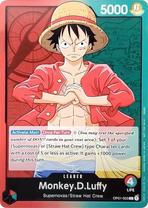 Monkey.D.Luffy [One Piece Demo Deck Cards] | Rock City Comics