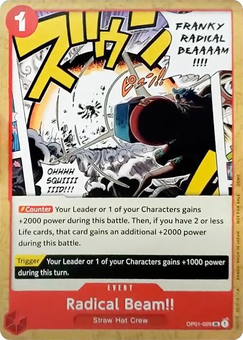 Radical Beam!! [One Piece Demo Deck Cards] | Rock City Comics