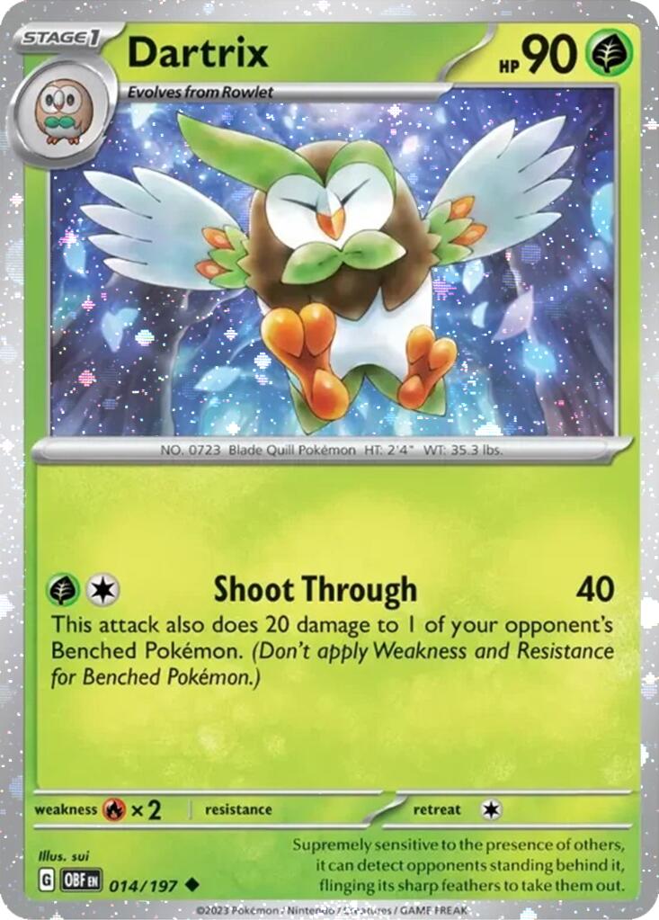 Dartrix (014/197) (Cosmos Holo) [Miscellaneous Cards] | Rock City Comics