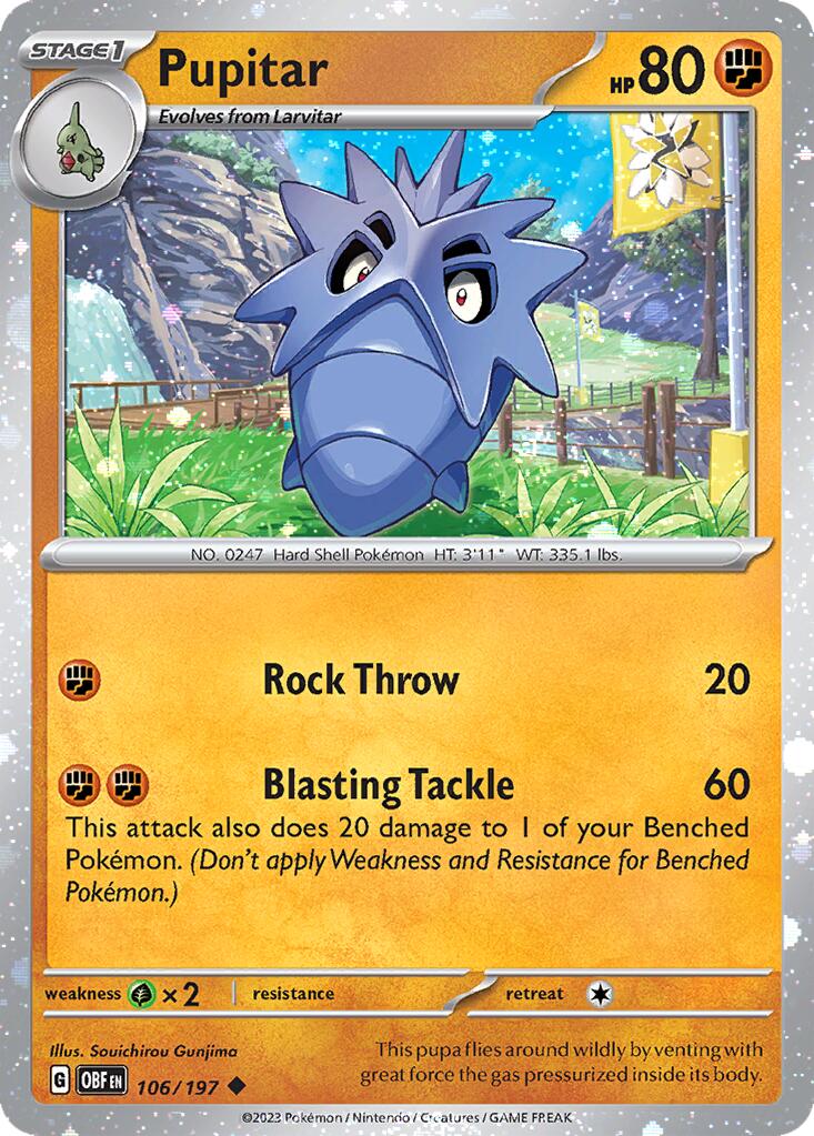 Pupitar (106/197) (Cosmos Holo) [Miscellaneous Cards] | Rock City Comics