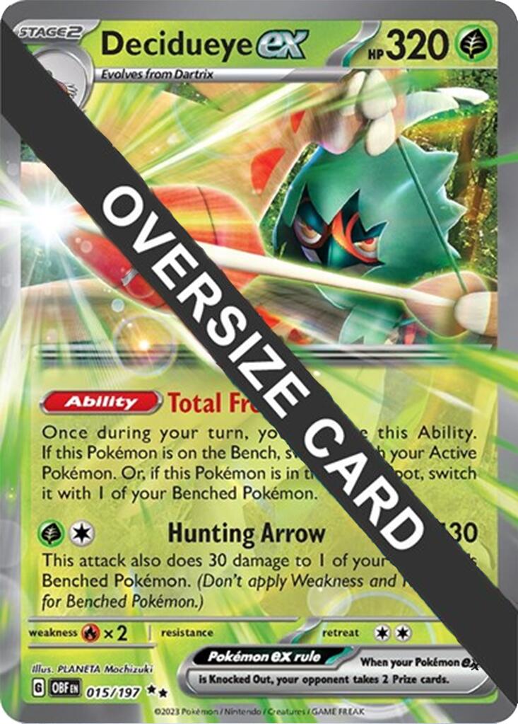 Decidueye ex (015/197) (Jumbo Card) [Miscellaneous Cards] | Rock City Comics