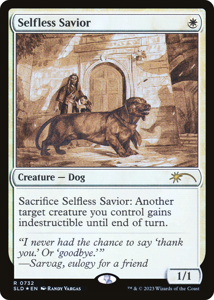 Selfless Savior (Sketch) [Secret Lair Drop Promos] | Rock City Comics