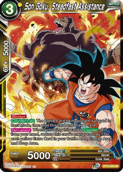 Son Goku, Steadfast Assistance (BT15-096) [Saiyan Showdown] | Rock City Comics